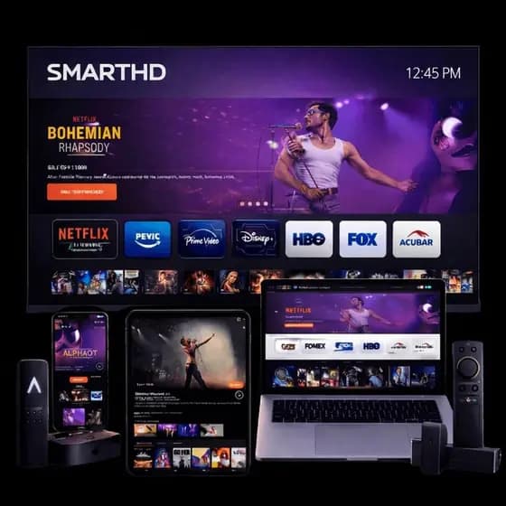 IPTV Smart HD Belgique - Globe avec drapeaux internationaux
